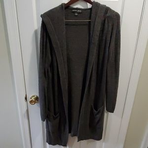 Barefoot Dreams Cozy Chic Lite hooded cardigan